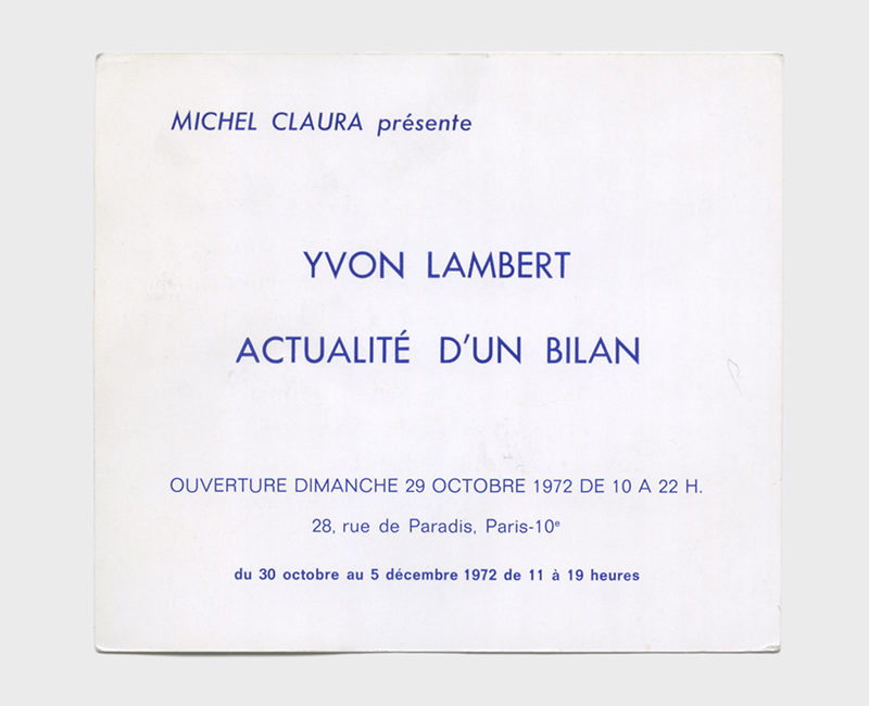 francois-ristori-exposition-yvon-lambert-1972